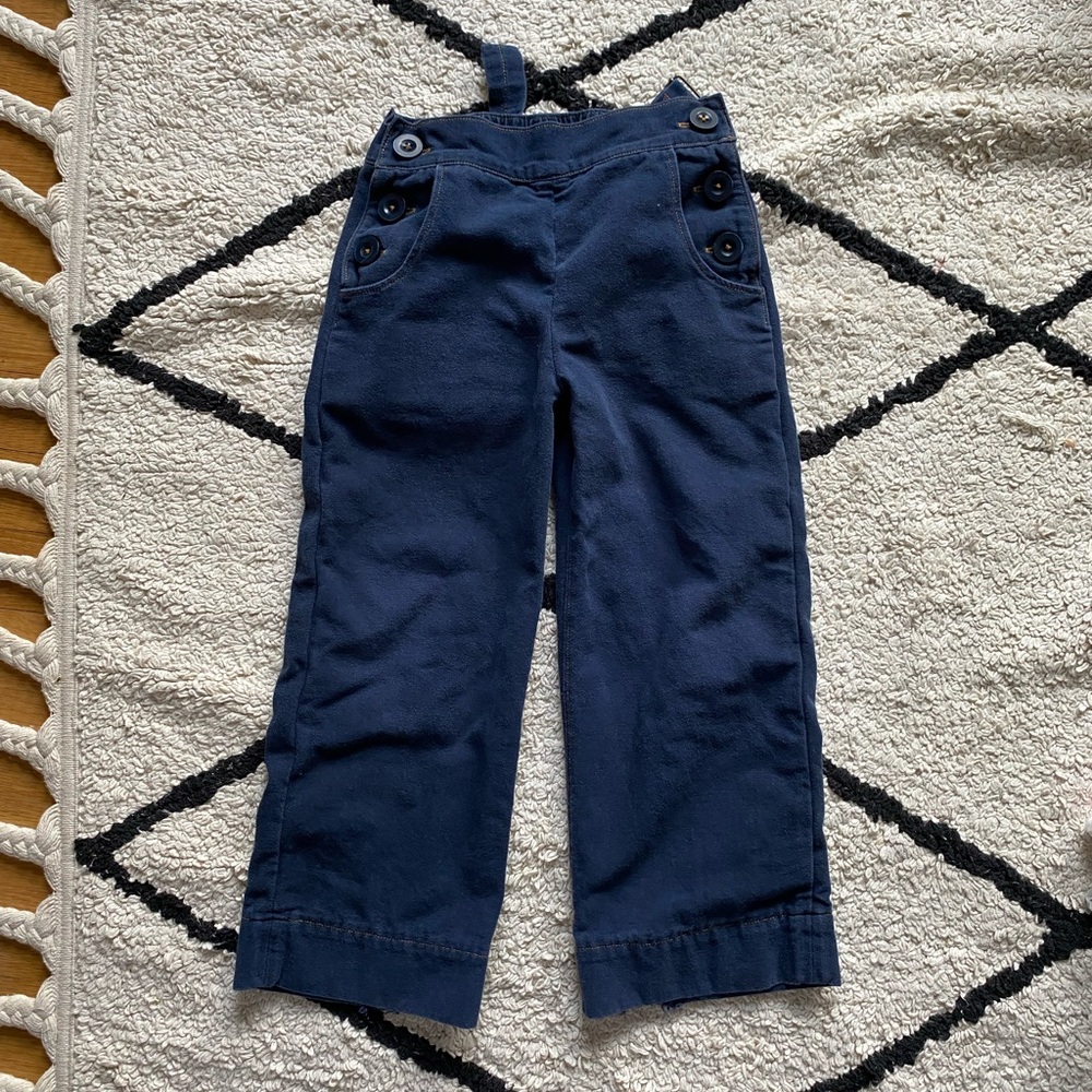 Misha And Puff Navy Button-Detail Pull-On Pants